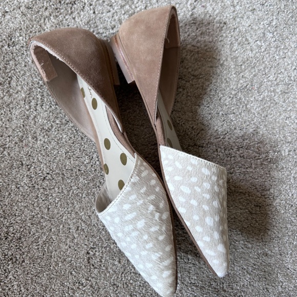 🔸Boden Fawn Spotted Fur Pointed Toe Shoe-EUC - Picture 7 of 11